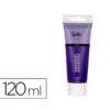 PINTURA ACRILICA LIDERPAPEL TUBO DE PLASTICO DE 120 ML COLOR PURPURA