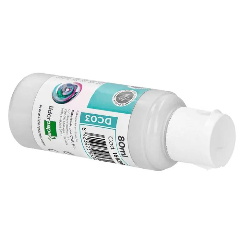 PINTURA ACRILICA LIDERPAPEL BOTE DE 80 ML BLANCO