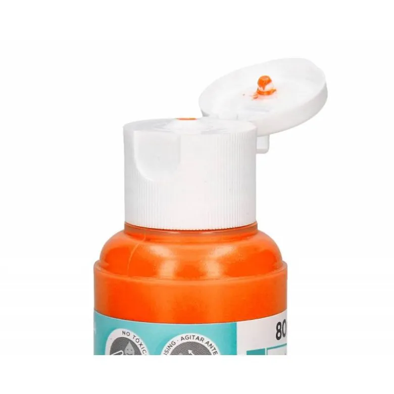 PINTURA ACRILICA LIDERPAPEL BOTE DE 80 ML NARANJA