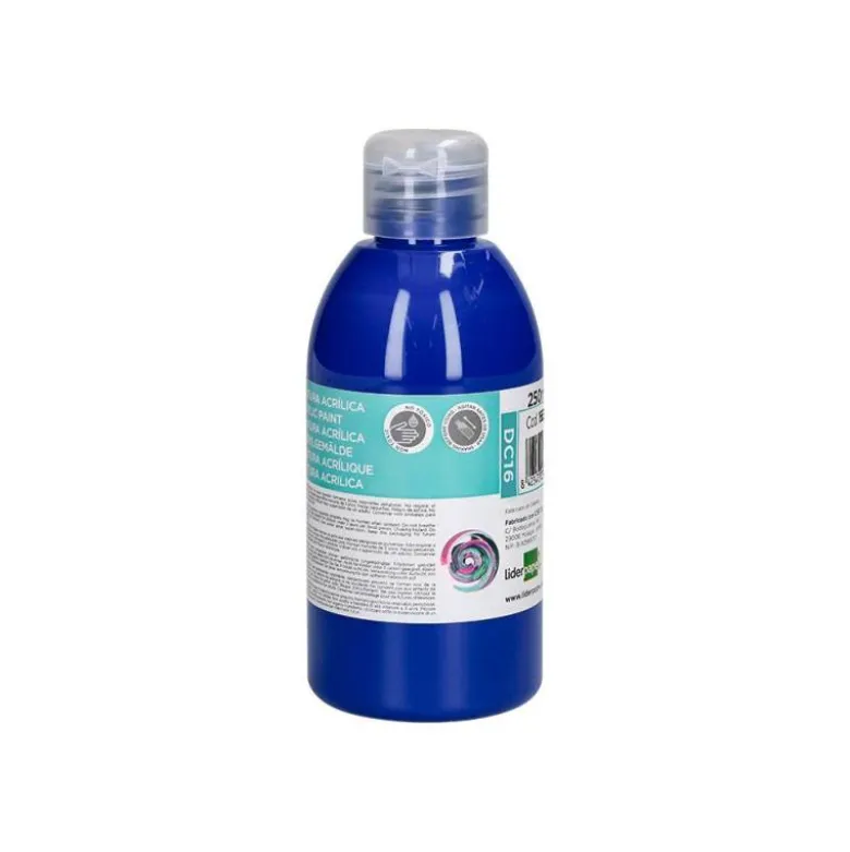PINTURA ACRILICA LIDERPAPEL BOTE DE 250 ML AZUL ULTRAMAR
