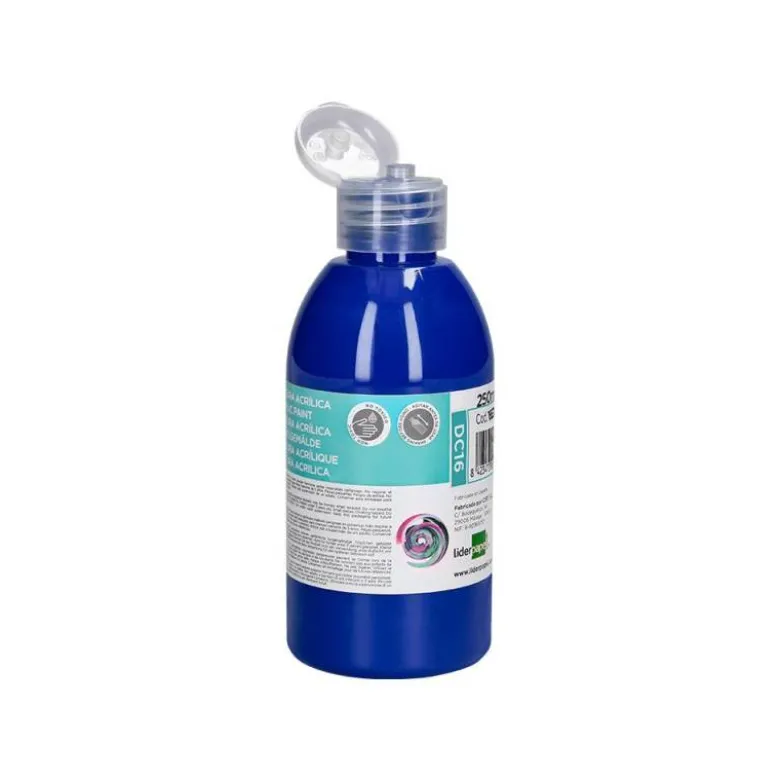 PINTURA ACRILICA LIDERPAPEL BOTE DE 250 ML AZUL ULTRAMAR