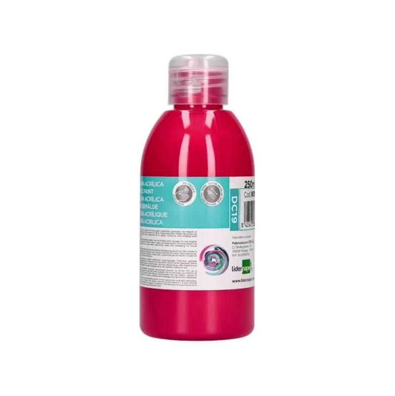 PINTURA ACRILICA LIDERPAPEL BOTE DE 250 ML MAGENTA
