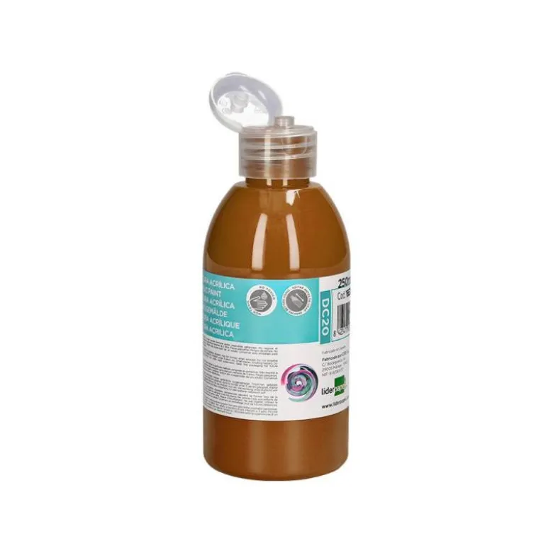 PINTURA ACRILICA LIDERPAPEL BOTE DE 250 ML MARRON