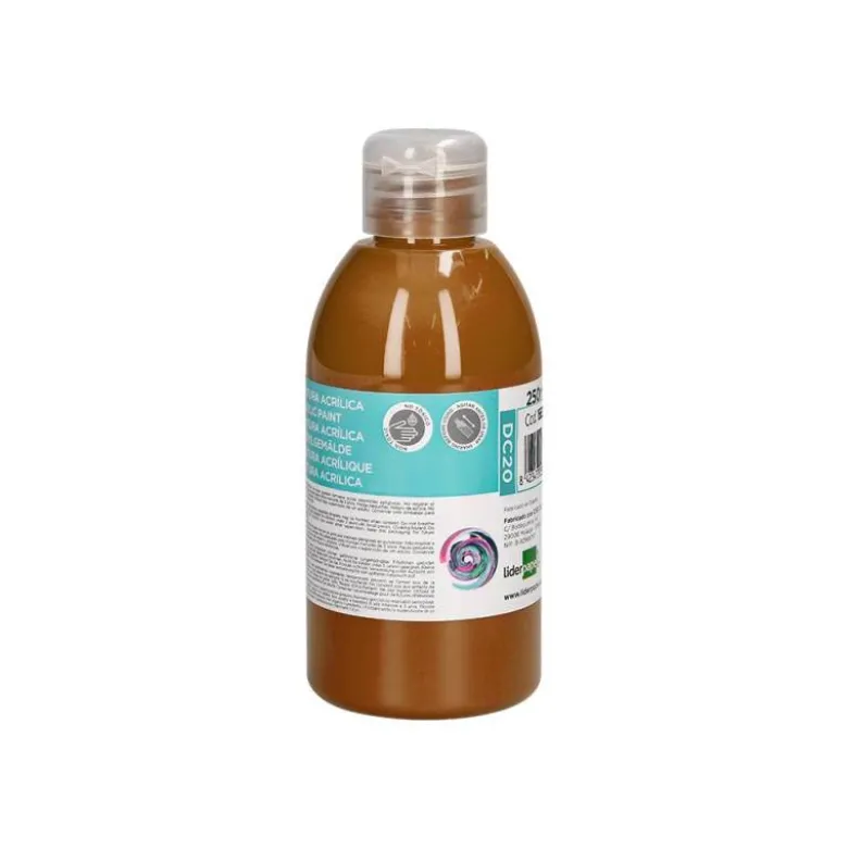 PINTURA ACRILICA LIDERPAPEL BOTE DE 250 ML MARRON