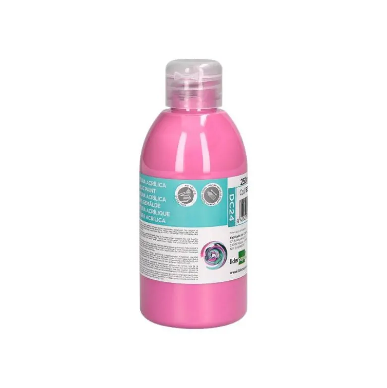 PINTURA ACRILICA LIDERPAPEL BOTE DE 250 ML ROSA