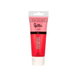 PINTURA ACRILICA LIDERPAPEL TUBO DE PLASTICO DE 60 ML COLOR ROJO PIRROL