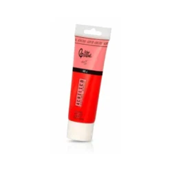 PINTURA ACRILICA LIDERPAPEL TUBO DE PLASTICO DE 60 ML COLOR ROJO CARMIN