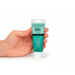 PINTURA ACRILICA LIDERPAPEL TUBO DE PLASTICO DE 60 ML COLOR VERDE TURQUESA