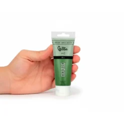 PINTURA ACRILICA LIDERPAPEL TUBO DE PLASTICO DE 60 ML COLOR VERDE OSCURO