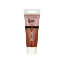 PINTURA ACRILICA LIDERPAPEL TUBO DE PLASTICO DE 60 ML COLOR MARRON