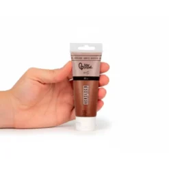 PINTURA ACRILICA LIDERPAPEL TUBO DE PLASTICO DE 60 ML COLOR MARRON