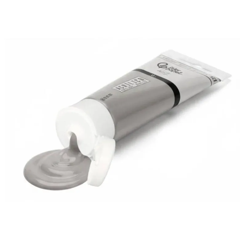 PINTURA ACRILICA LIDERPAPEL TUBO DE PLASTICO DE 60 ML COLOR GRIS