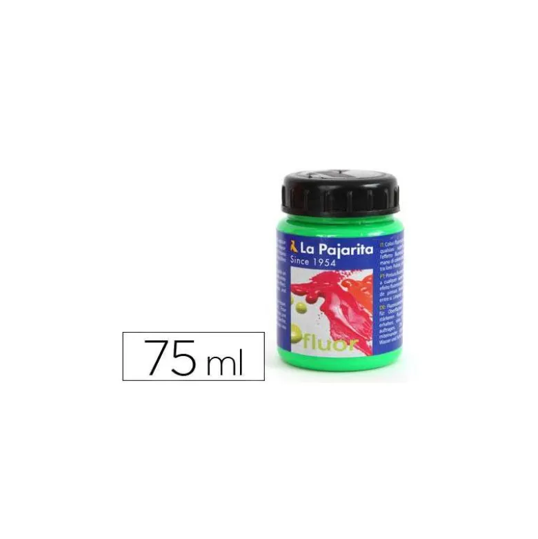 Pintura acrílica La Pajarita F-06 color verde cesped