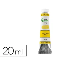 PINTURA AL OLEO LIDERPAPEL TUBO DE ALUMINIO DE 20 ML COLOR AMARILLO LIMON
