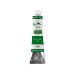 PINTURA AL OLEO LIDERPAPEL TUBO DE ALUMINIO DE 20 ML COLOR VERDE PERMANENTE