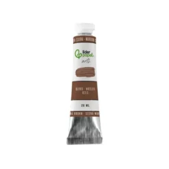 PINTURA AL OLEO LIDERPAPEL TUBO DE ALUMINIO DE 20 ML COLOR MARRON SIENA