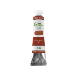 PINTURA AL OLEO LIDERPAPEL TUBO DE ALUMINIO DE 20 ML COLOR OCRE ROJO
