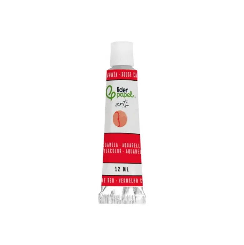 PINTURA DE ACUARELA LIDERPAPEL CAJA DE 24 TUBOS DE ALUMINIO DE 12 ML COLORES SURTIDOS