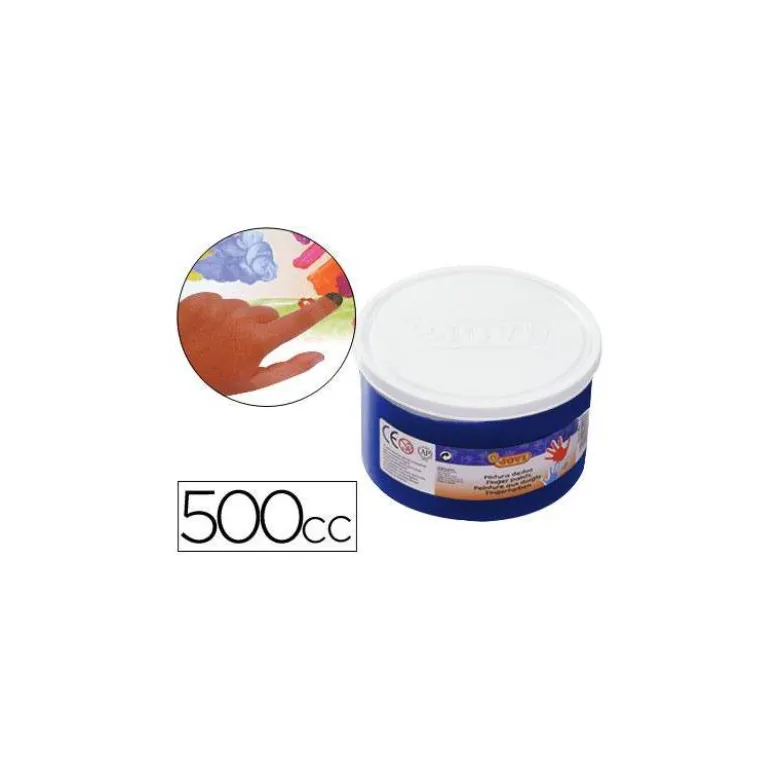 Pintura de dedos Jovi 500 cc color azul