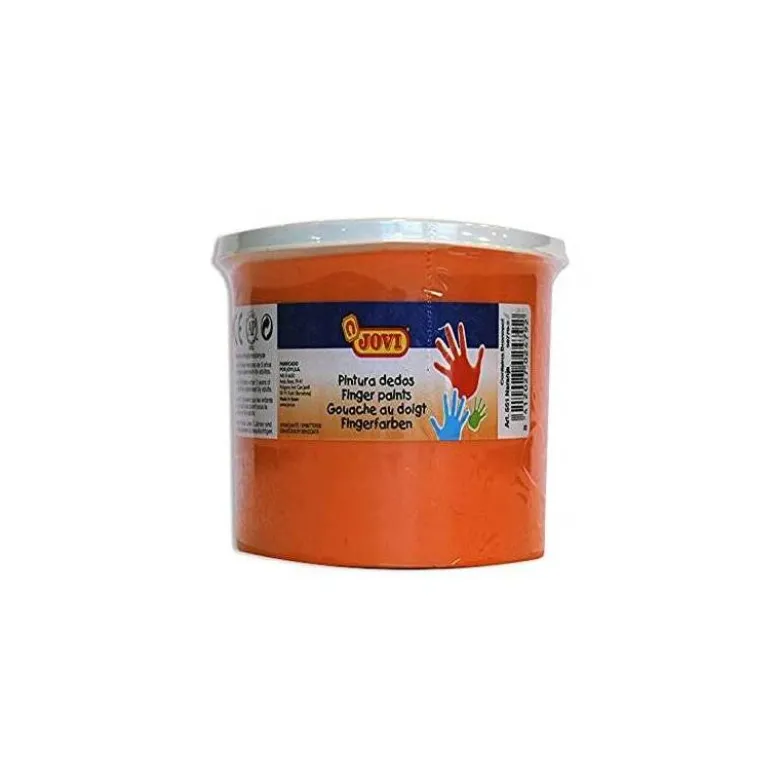 Pintura de dedos Jovi 125 cc color naranja