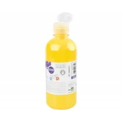 PINTURA DEDOS LIDERPAPEL BOTELLA DE 500 ML AMARILLO