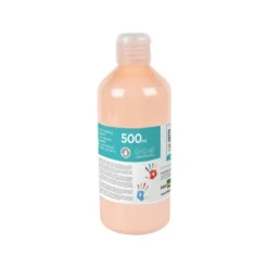 PINTURA DEDOS LIDERPAPEL BOTELLA DE 500 ML CARNE