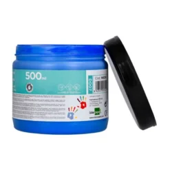 PINTURA DEDOS LIDERPAPEL TARRINA DE 500 ML AZUL