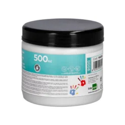 PINTURA DEDOS LIDERPAPEL TARRINA DE 500 ML BLANCO