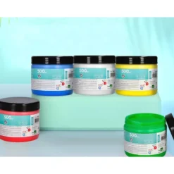 PINTURA DEDOS LIDERPAPEL TARRINA DE 500 ML ROJO