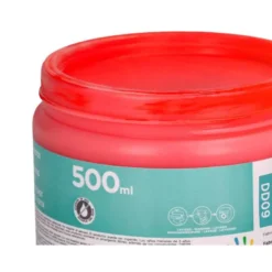 PINTURA DEDOS LIDERPAPEL TARRINA DE 500 ML ROJO