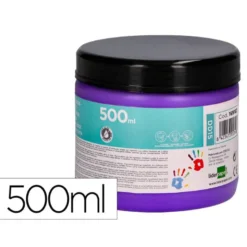 PINTURA DEDOS LIDERPAPEL TARRINA DE 500 CC VIOLETA