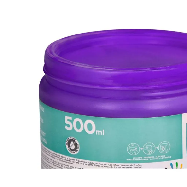 PINTURA DEDOS LIDERPAPEL TARRINA DE 500 CC VIOLETA