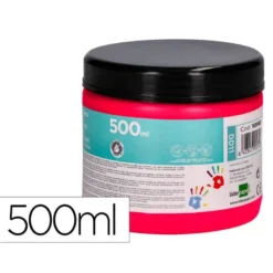 PINTURA DEDOS LIDERPAPEL TARRINA DE 500 CC MAGENTA