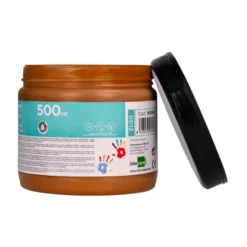 PINTURA DEDOS LIDERPAPEL TARRINA DE 500 CC MARRON