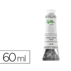 PINTURA GOUACHE/TEMPERA LIDERPAPEL TUBO DE ALUMINIO DE 60 ML COLOR BLANCO TITANIO