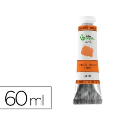 PINTURA GOUACHE/TEMPERA LIDERPAPEL TUBO DE ALUMINIO DE60 ML COLOR NARANJA PERMANENTE