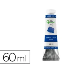 PINTURA GOUACHE/TEMPERA LIDERPAPEL TUBO DE ALUMINIO DE 60 ML COLOR AZUL MARINO