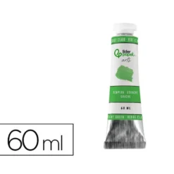 PINTURA GOUACHE/TEMPERA LIDERPAPEL TUBO DE ALUMINIO DE 60 ML COLOR VERDE CLARO