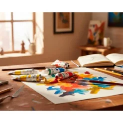 PINTURA GOUACHE/TEMPERA LIDERPAPEL TUBO DE ALUMINIO DE 60 ML COLOR VERDE OSCURO