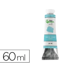 PINTURA GOUACHE/TEMPERA LIDERPAPEL TUBO DE ALUMINIO DE 60 ML COLOR AZUL TURQUESA
