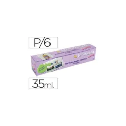 Pintura laca cristal La Pajarita set de 6 colores surtidos +pincel