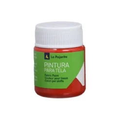 Pintura para tela La Pajarita color escarlata
