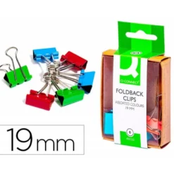 Pinza metalica reversible marca Q-Connect colores surtidos