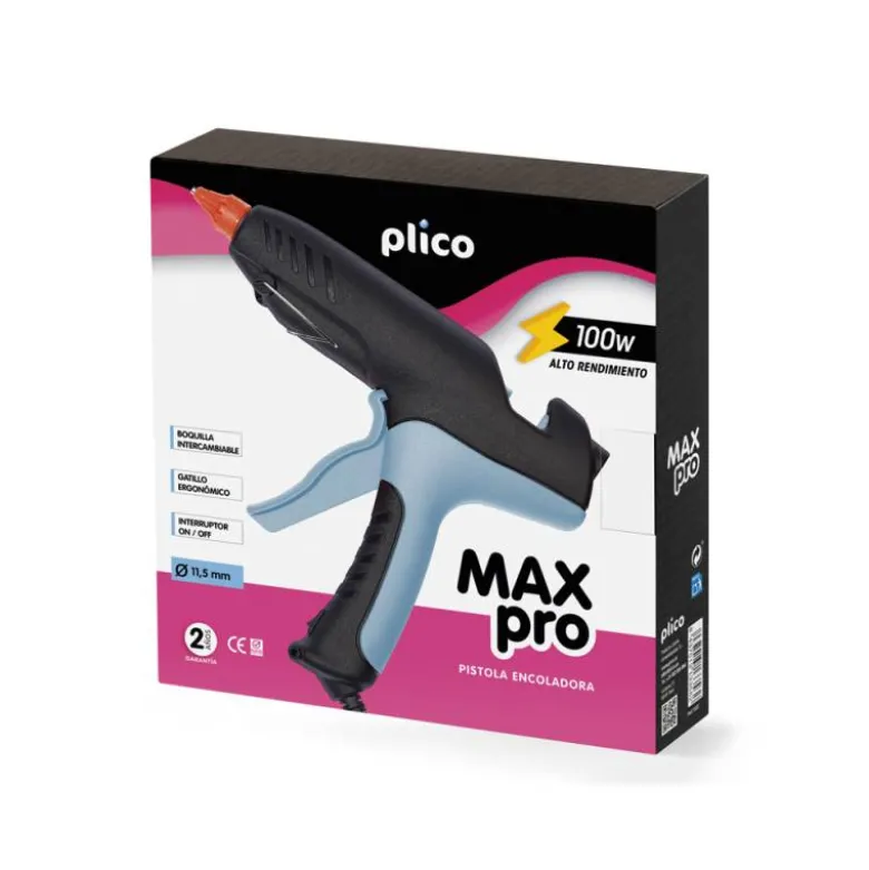 PISTOLA TERMOFUSIBLE PLICO MAX PRO 100W
