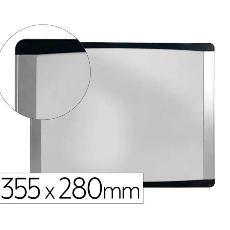 PIZARRA BLANCA BI-OFFICE INKA MAGNETICA ACERO LACADO MARCO DE ALUMINIO 355X280 CM