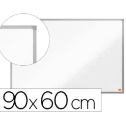 PIZARRA BLANCA NOBO ESSENCE ACERO LACADO 900X600 MM