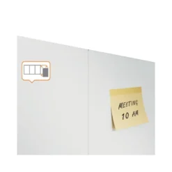 PIZARRA BLANCA NOBO INFINITY SIN MARCO ACERO LACADO MAGNETICO 900X600 MM