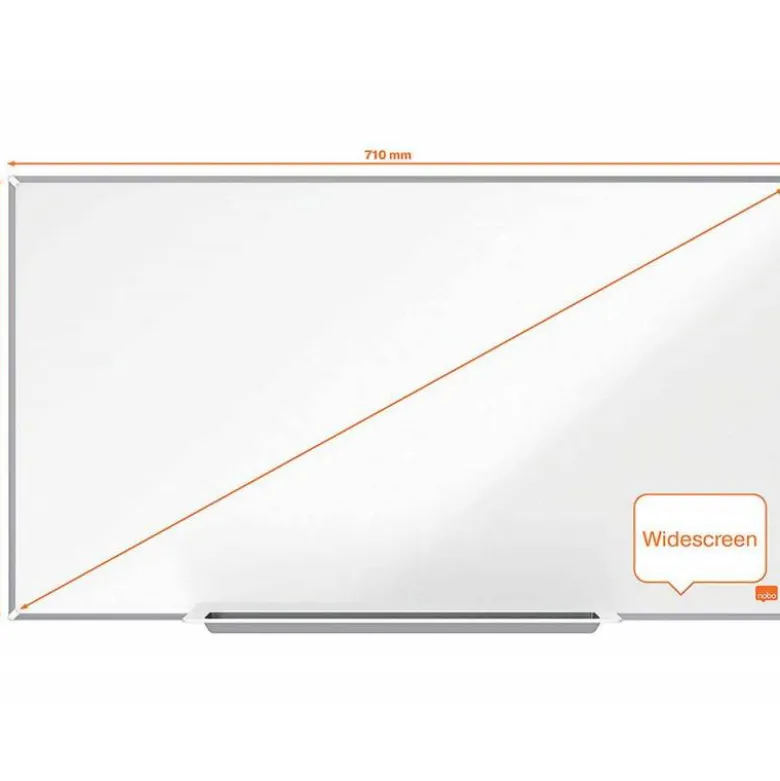 PIZARRA BLANCA NOBO IP PRO 32" LACADA MAGNETICA 710X400 MM
