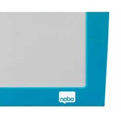 PIZARRA BLANCA NOBO MAGNETICA MARCO AZUL 430X585 MM