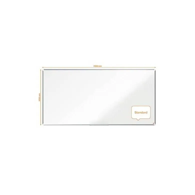 PIZARRA BLANCA NOBO PREMIUM PLUS ACERO LACADO MAGNETICA 2000X1000 MM